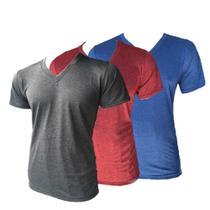 Camiseta Academia Fitness - Kit Com 3 Unidades