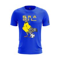 Camiseta Academia Gym Ombo Brasil Futebol Shap Life