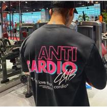 Camiseta Academia Moda Fitness Maromba Anti Cardio Club