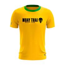 Camiseta Academia Shap Life Caveira Treino Muay Thai