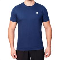 Camiseta Acero Insígnia Caveira Miniatura Azul 100 por cento Algodão Camiseta Acero Insígnia Caveira Miniatura Azul 100 por cento Algodão