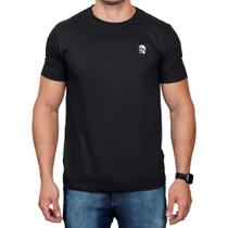 Camiseta Acero Insígnia Caveira Miniatura Preto 100 por Cento Algodão Camiseta Acero Insígnia Caveira Miniatura Preto 100 por Cento Algodão