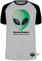 Camiseta Acorda Humano Blusa Plus Size extra grande adulto ou infantil Camiseta Acorda Humano Blusa Plus Size extra grande adulto ou infantil
