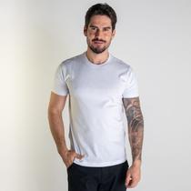 Camiseta Acostamento Casual Wolf Branca Camiseta Acostamento Casual Wolf Branca