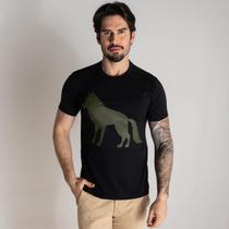 Camiseta Acostamento Preta Com Estampa Verde Camiseta Acostamento Preta Com Estampa Verde