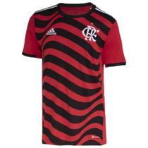 Camiseta Adidas 3 CR Flamengo 22/23 Masculino - Preto e Vermelho