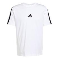 Camiseta Adidas 3 Listras Masculina - Branco - GG Camiseta Adidas 3 Listras Masculina - Branco - GG