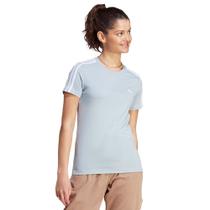 Camiseta Adidas 3 Stripes Feminia Azul