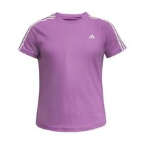 Camiseta Adidas 3 Stripes Feminino - Lilas