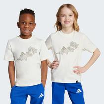 Camiseta Adidas Adiraptor Dino Infantil Off White Camiseta Adidas Adiraptor Dino Infantil Off White