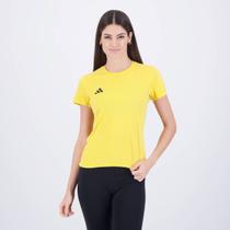 Camiseta Adidas Adizero Essentials Feminina Amarela