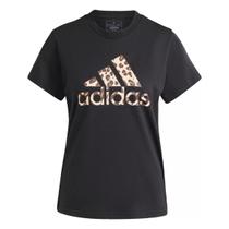 Camiseta adidas animal print feminina