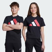 Camiseta Adidas Big Logo Infantil Preta Camiseta Adidas Big Logo Infantil Preta