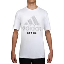 Camiseta Adidas Brasil Scrawl Branca
