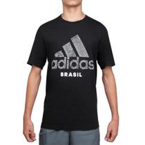 Camiseta Adidas Brasil Scrawl Preta