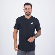 Camiseta Adidas Club 3 Listras Preta
