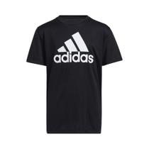 Camiseta Adidas de manga curta com logotipo Aeroready Performance para meninos