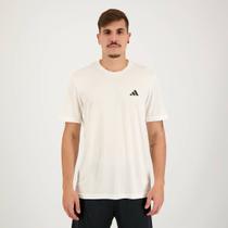 Camiseta Adidas Essentials Base Branca e Preta