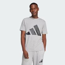 Camiseta Adidas Essentials Big Logo Cinza Camiseta Adidas Essentials Big Logo Cinza