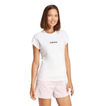 Camiseta Adidas Essentials Linear Branca