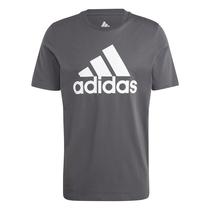 Camiseta Adidas Essentials Single Jersey com 3 listras para homens