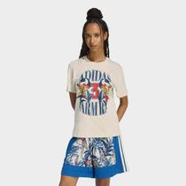 Camiseta Adidas Farm Casual Feminina Camiseta Adidas Farm Casual Feminina
