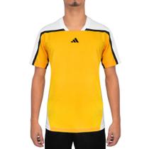 Camiseta Adidas Freelift Pro Roland Garros Branca e Laranja