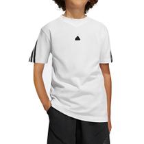 Camiseta Adidas Future Icons 3-Stripes Infantil Branca