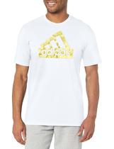 Camiseta adidas Future Icons Metallic para homens branca GG