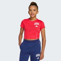 Camiseta Adidas GL Tee Vermelha Juvenil