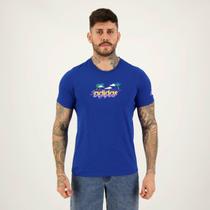 Camiseta Adidas Grafica Logo Linear Azul