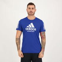 Camiseta Adidas Grafica Running Azul