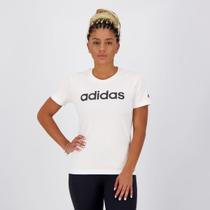 Camiseta Adidas Logo Linear Feminina Branca