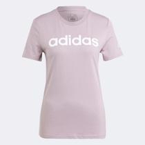 Camiseta adidas logo linear feminina