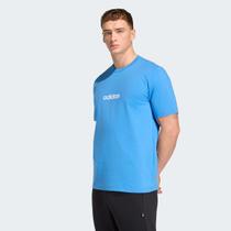 Camiseta Adidas Logo Linear II Azul e Branca Camiseta Adidas Logo Linear II Azul e Branca