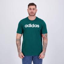 Camiseta Adidas Logo Linear Verde Escuro