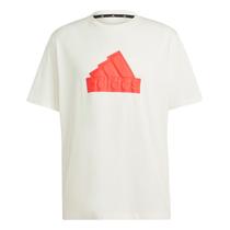 Camiseta Adidas M/C Future Icons Masculina IZ1626 Creme/Vermelho