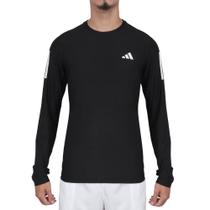 Camiseta Adidas Manga Longa Own The Run Base Preta