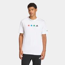 Camiseta Adidas Mapa da Copa do Mundo Masculina Camiseta Adidas Mapa da Copa do Mundo Masculina
