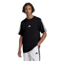 Camiseta Adidas Masculina Malha Simples Essentials Três Listras