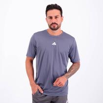 Camiseta Adidas Own The Run Base Basic Tee Cinza Camiseta Adidas Own The Run Base Basic Tee Cinza