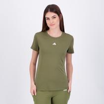 Camiseta Adidas Own the Run Basic Feminina Verde Camiseta Adidas Own the Run Basic Feminina Verde