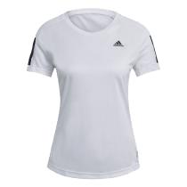 Camiseta Adidas Own The Run Feminina - Branco e Preto