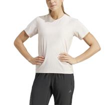 Camiseta Adidas Own The Run Feminina Cor: Bege - Tamanho: G