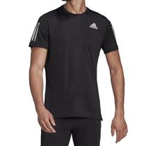 Camiseta Adidas Own The Run Masculino - Preto e Branco