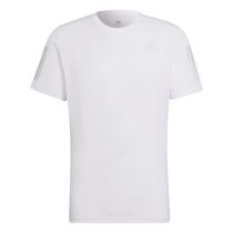 Camiseta Adidas Own The Run para homens branca/prata reflexiva