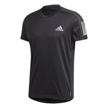 Camiseta Adidas Own The Run para homens preta/cobre metálica