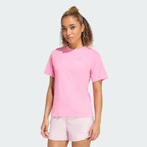 Camiseta Adidas Run Ess Tee Feminina Rosa Camiseta Adidas Run Ess Tee Feminina Rosa