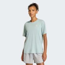 Camiseta Adidas Run Ess Tee Feminina Verde Camiseta Adidas Run Ess Tee Feminina Verde