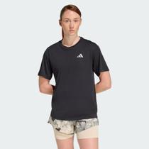 Camiseta Adidas Running Ess Tee Feminina Preta Camiseta Adidas Running Ess Tee Feminina Preta
